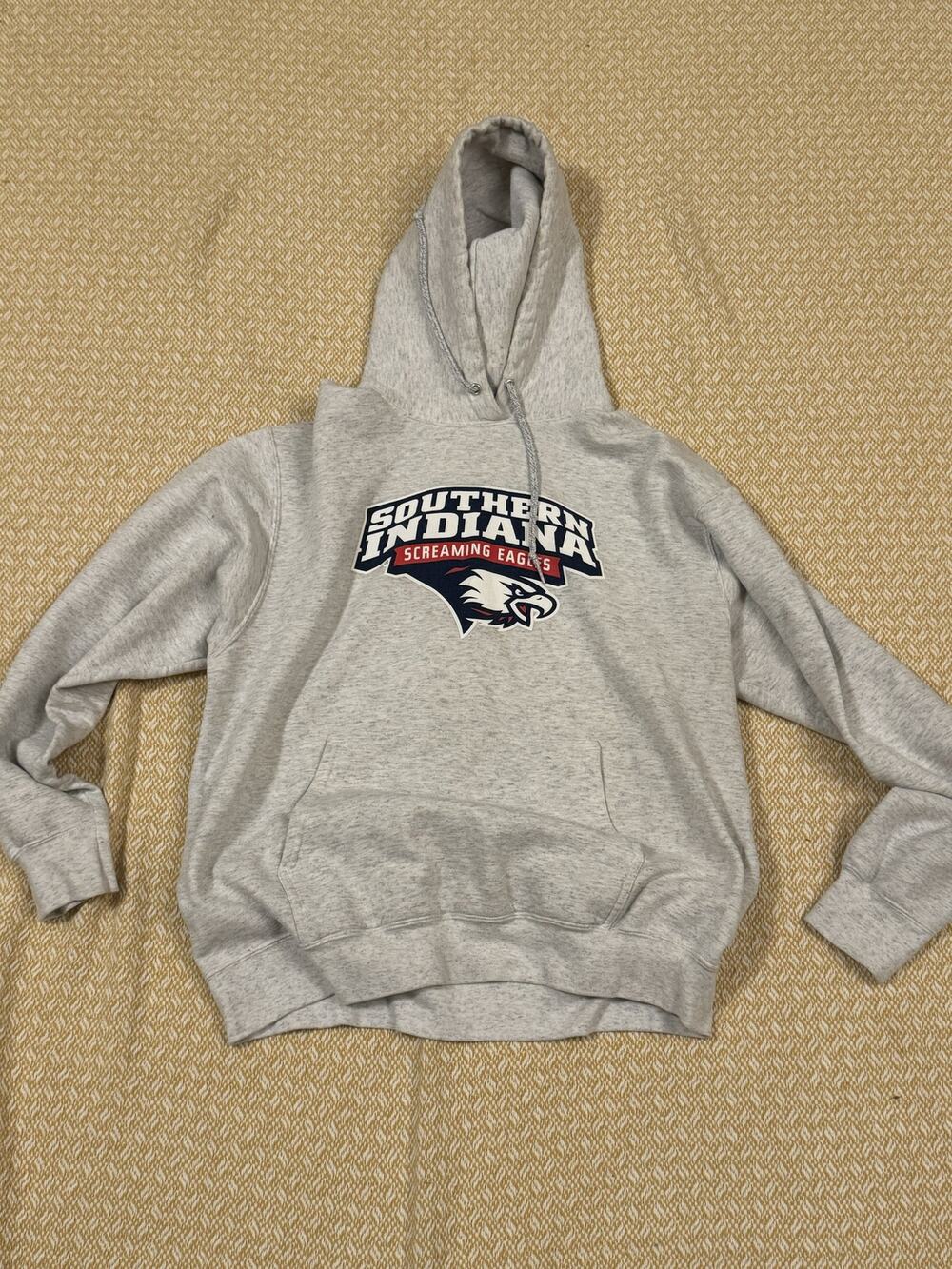 Southern Indiana Hoodie Gray Men's Medium NCAA University of Southern Indiana